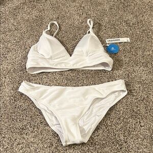 Cupshe White Bikini Set
